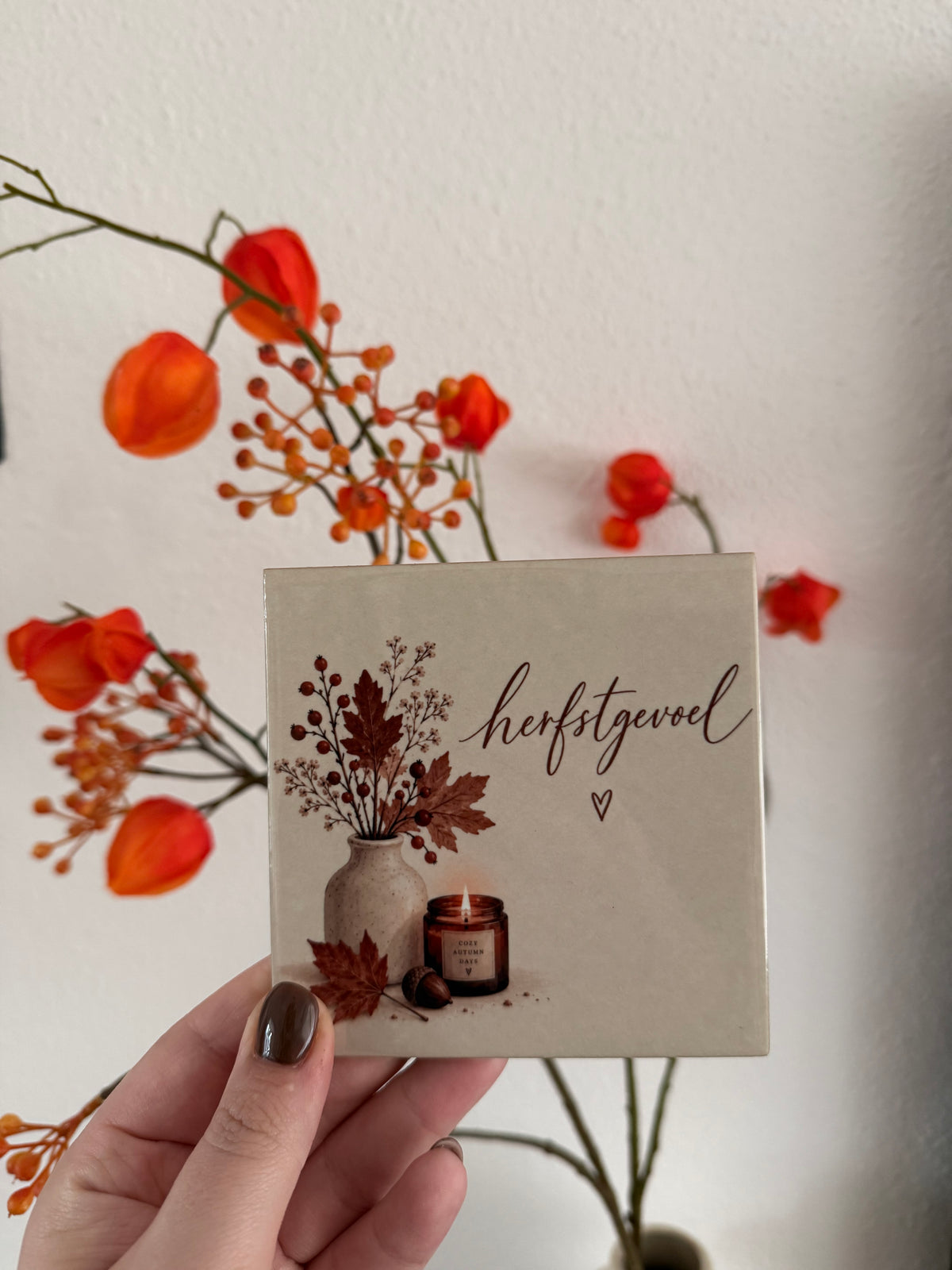 Tegeltje ‘Herfstgevoel’