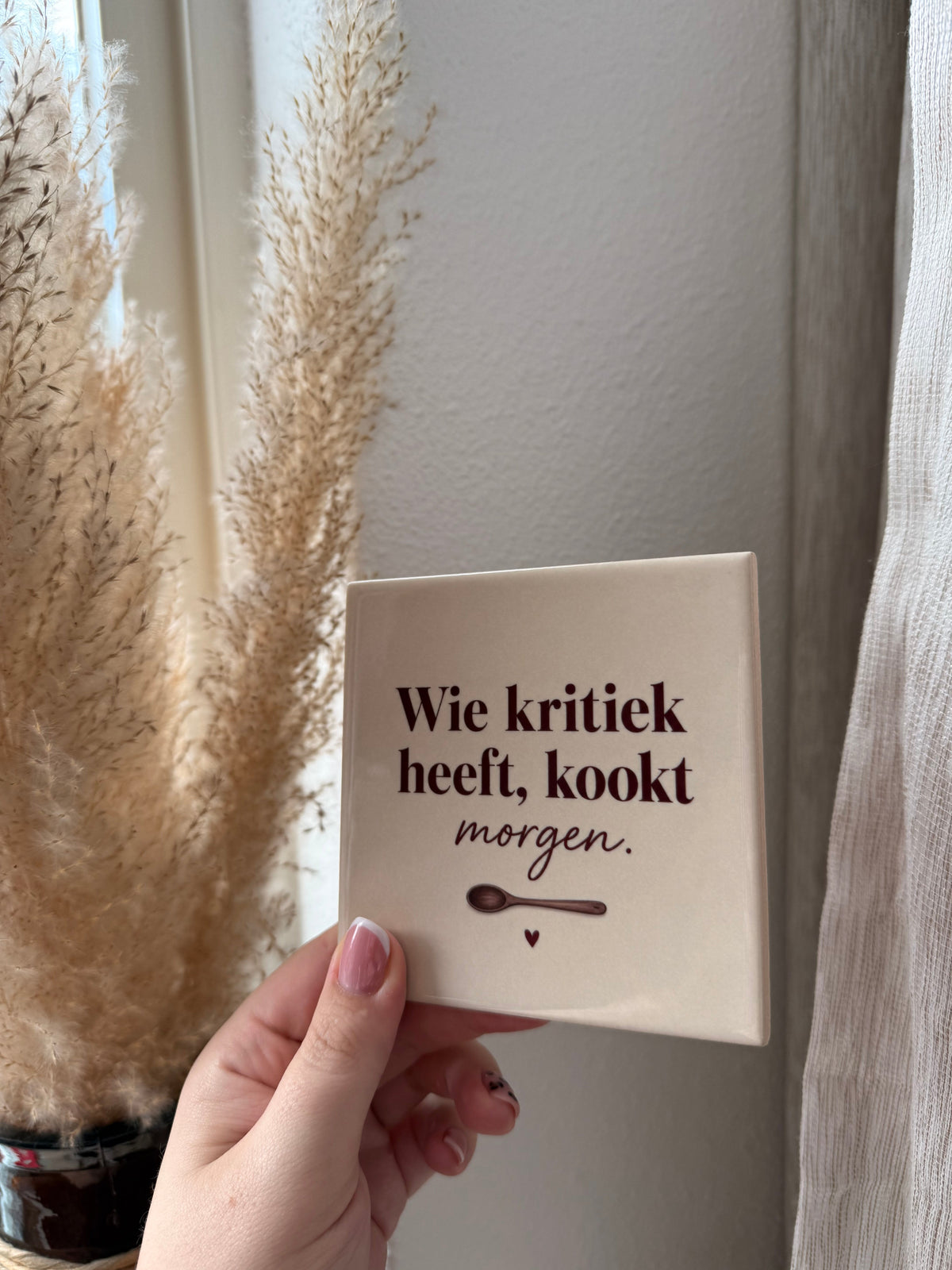 'Wie kritiek heeft, kookt morgen'