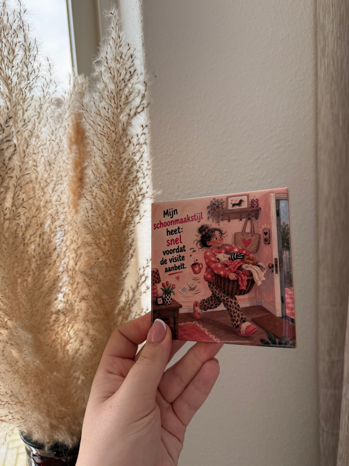Mijn schoonmaakstijl heet: snel voordat de visite aanbelt