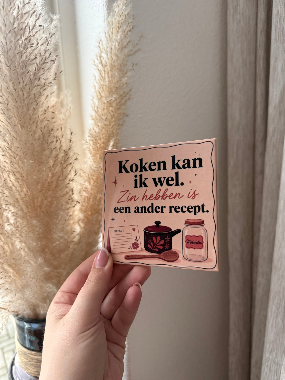 Koken kan ik wel – tegel