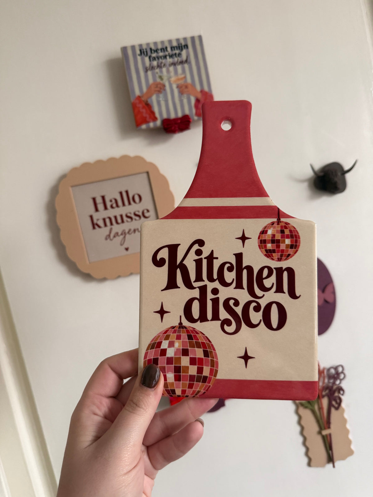 Keramisch serveerplankje – Kitchen disco