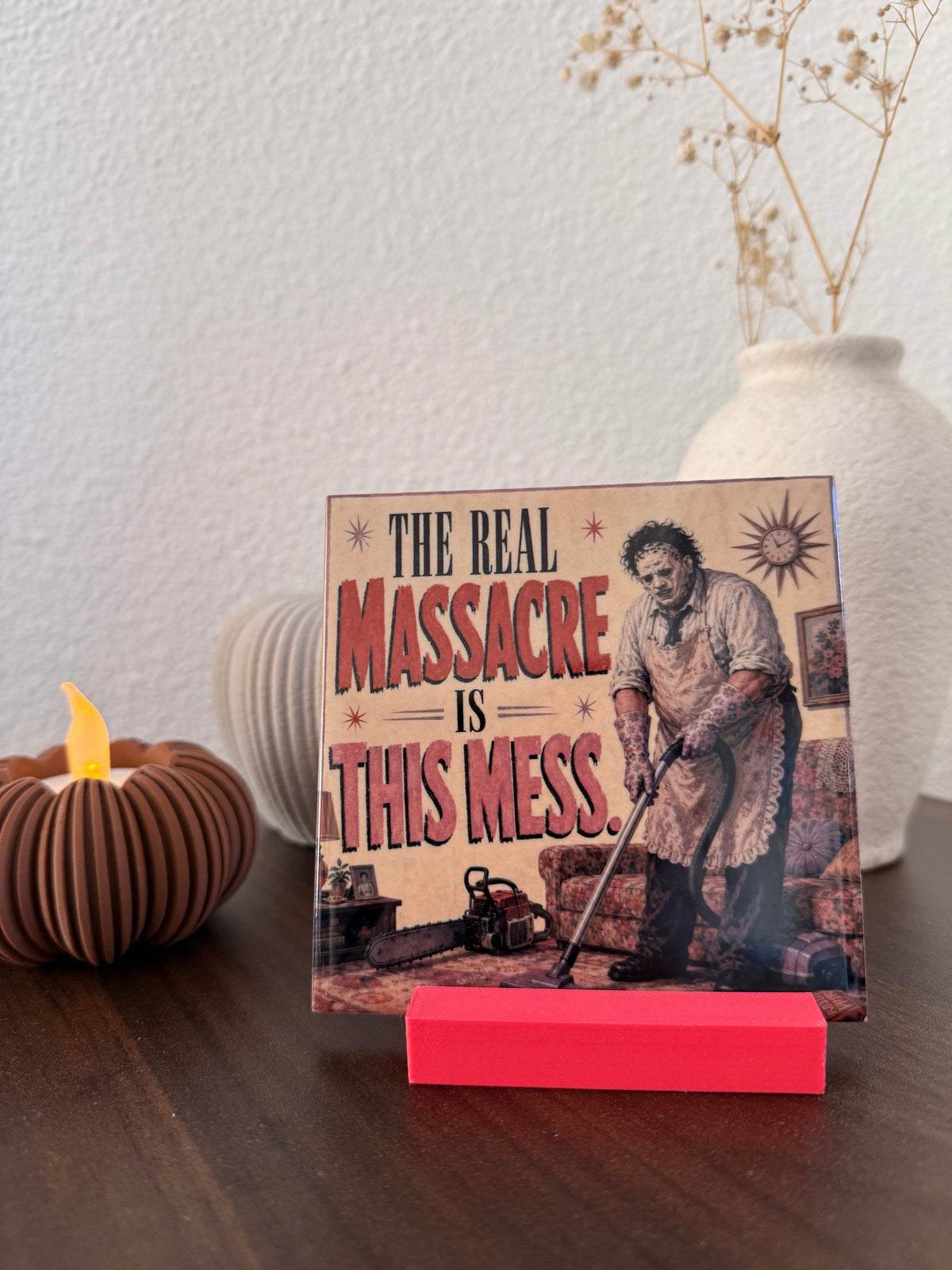Leatherface tegel The Real Massacre Is This Mess