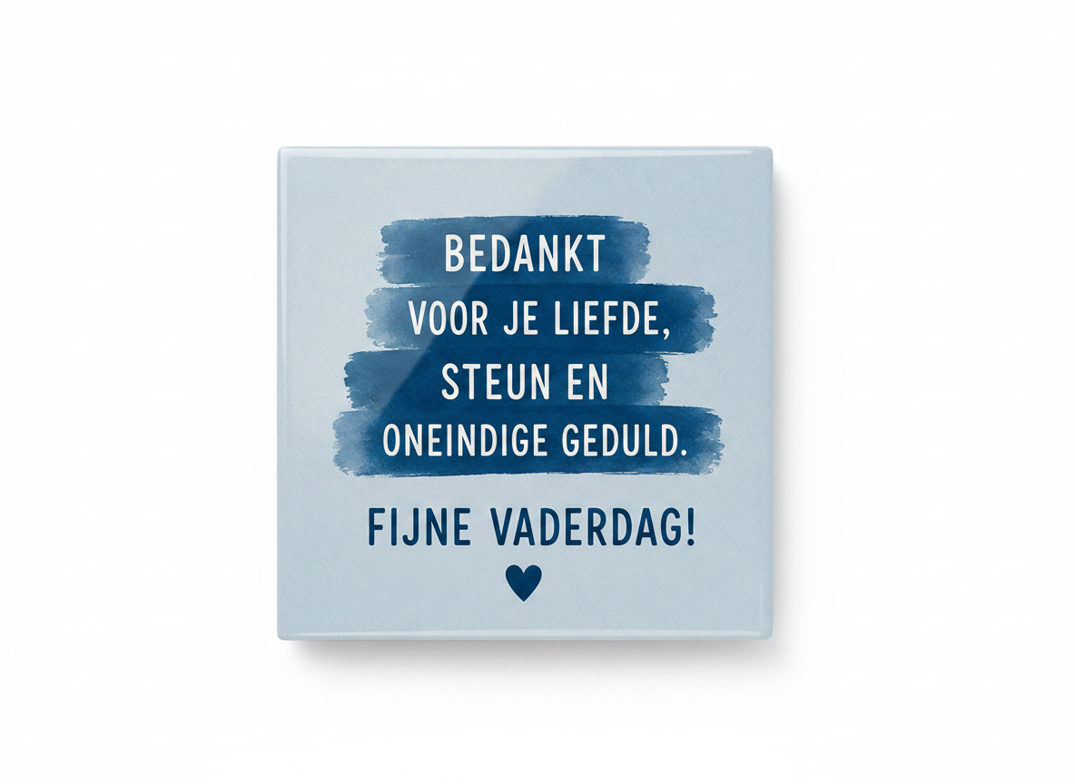 Bedankt voor je liefde, steun en oneindige geduld – Fijne Vaderdag!