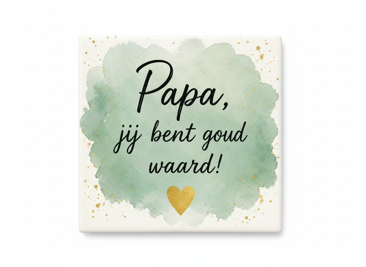 Papa, jij bent goud waard!