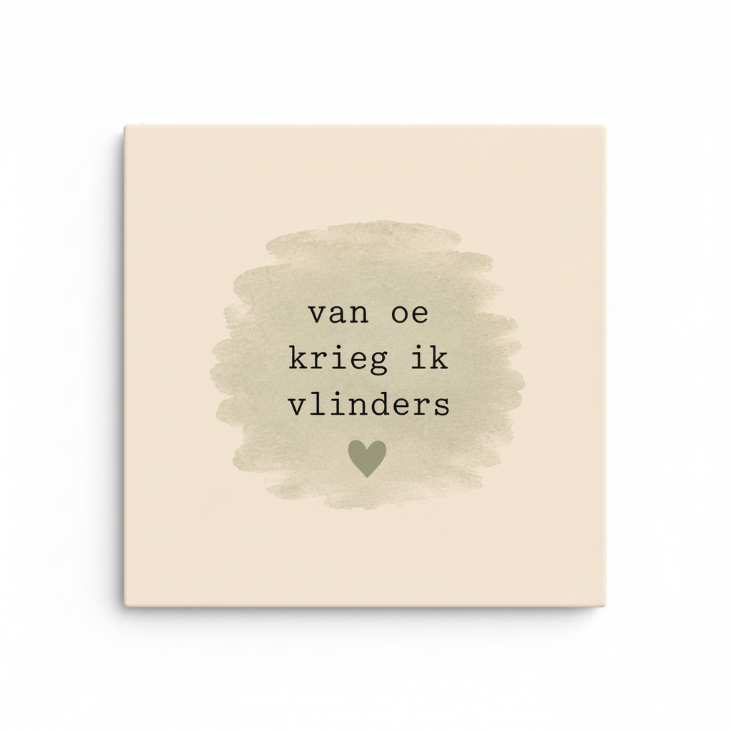 Van oe krieg ik vlinders