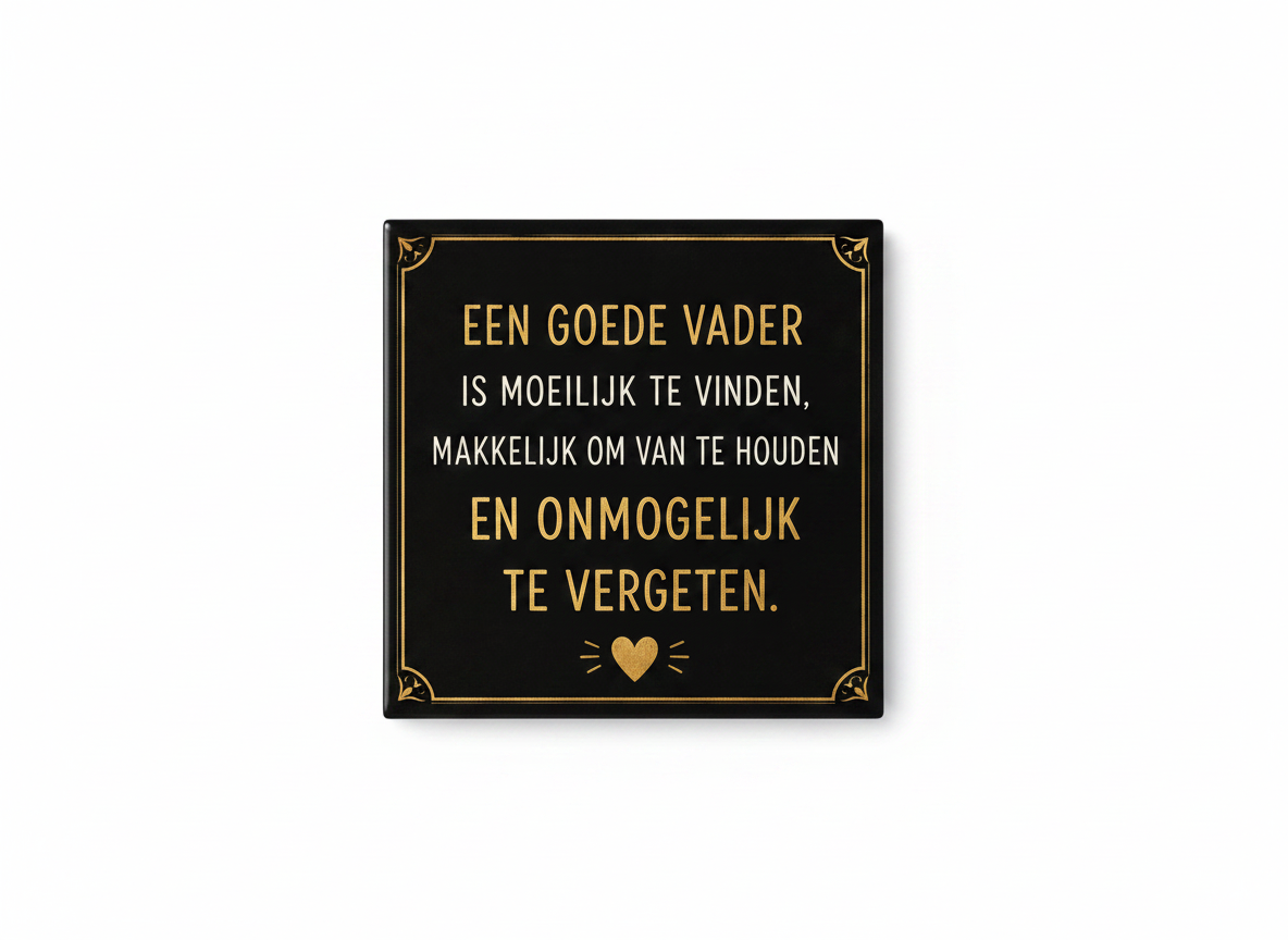 Een goede vader is moeilijk te vinden, makkelijk om van te houden en onmogelijk te vergeten