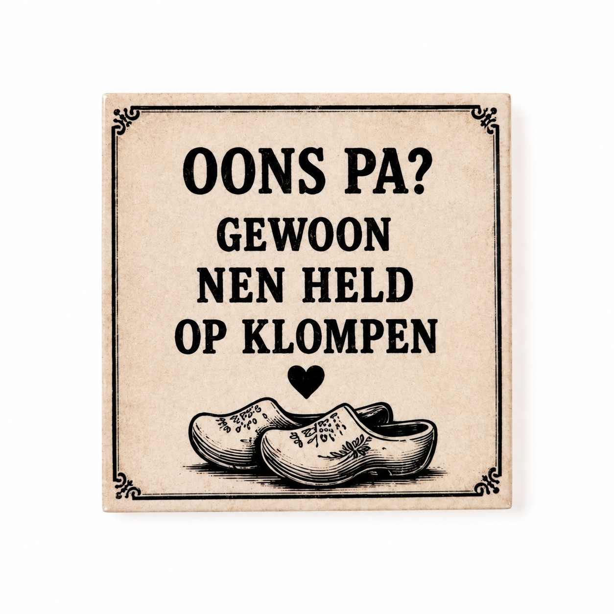 Oons pa? Gewoon nen held op klompen