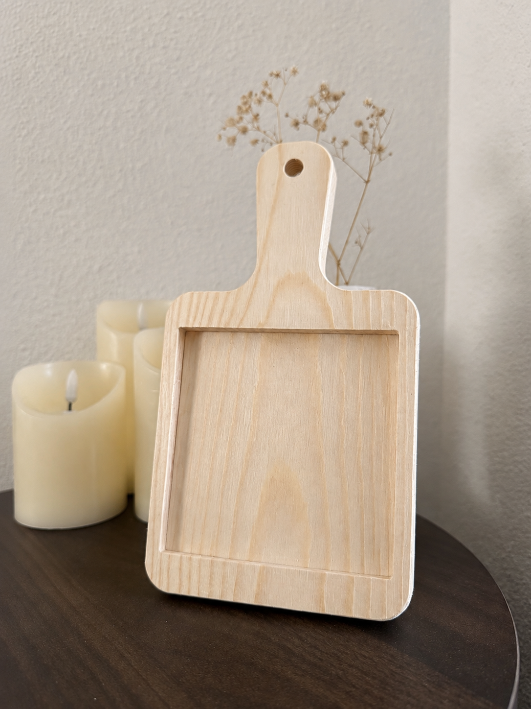Houten bordje