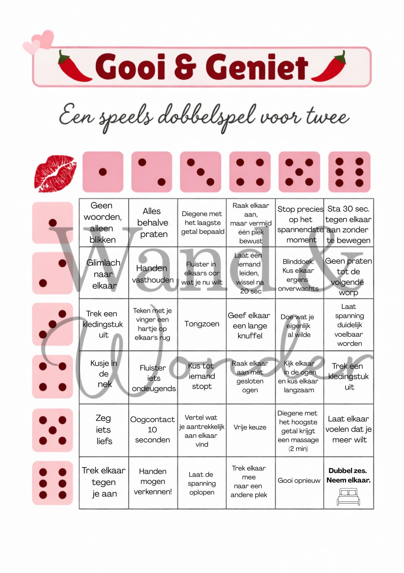 Dobbelspel - Gooi & Geniet