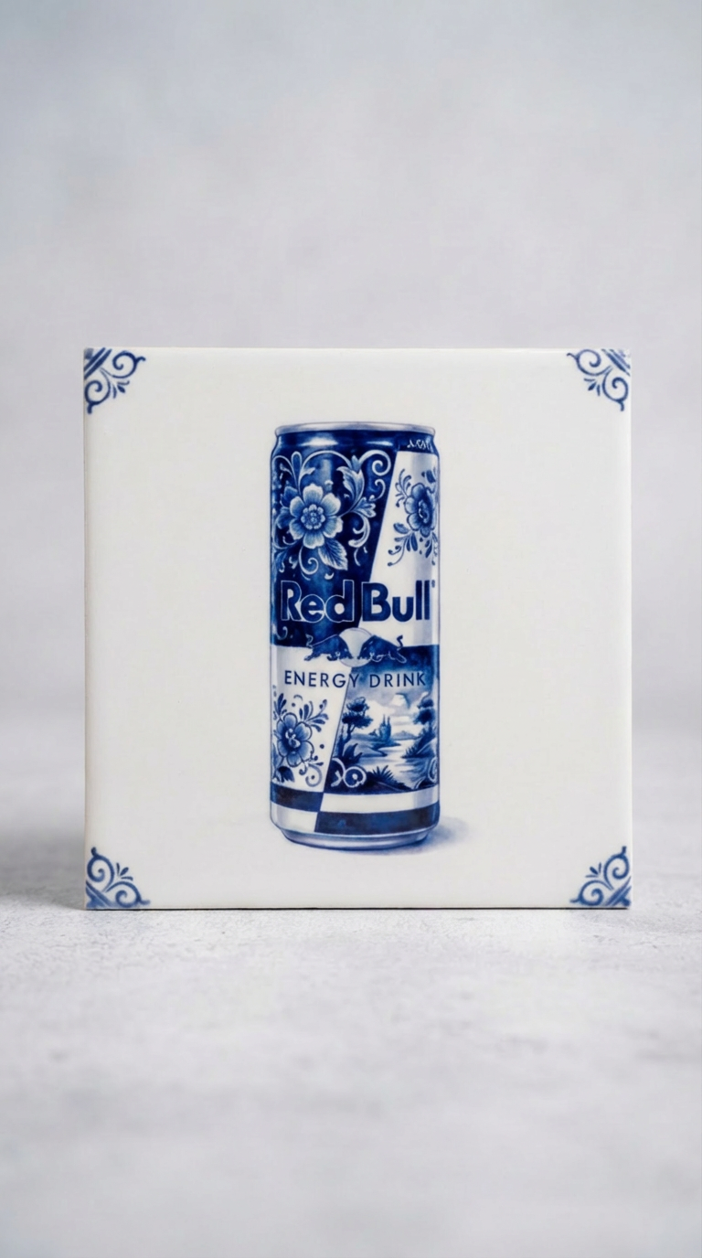 Delfts Blauwe Red Bull