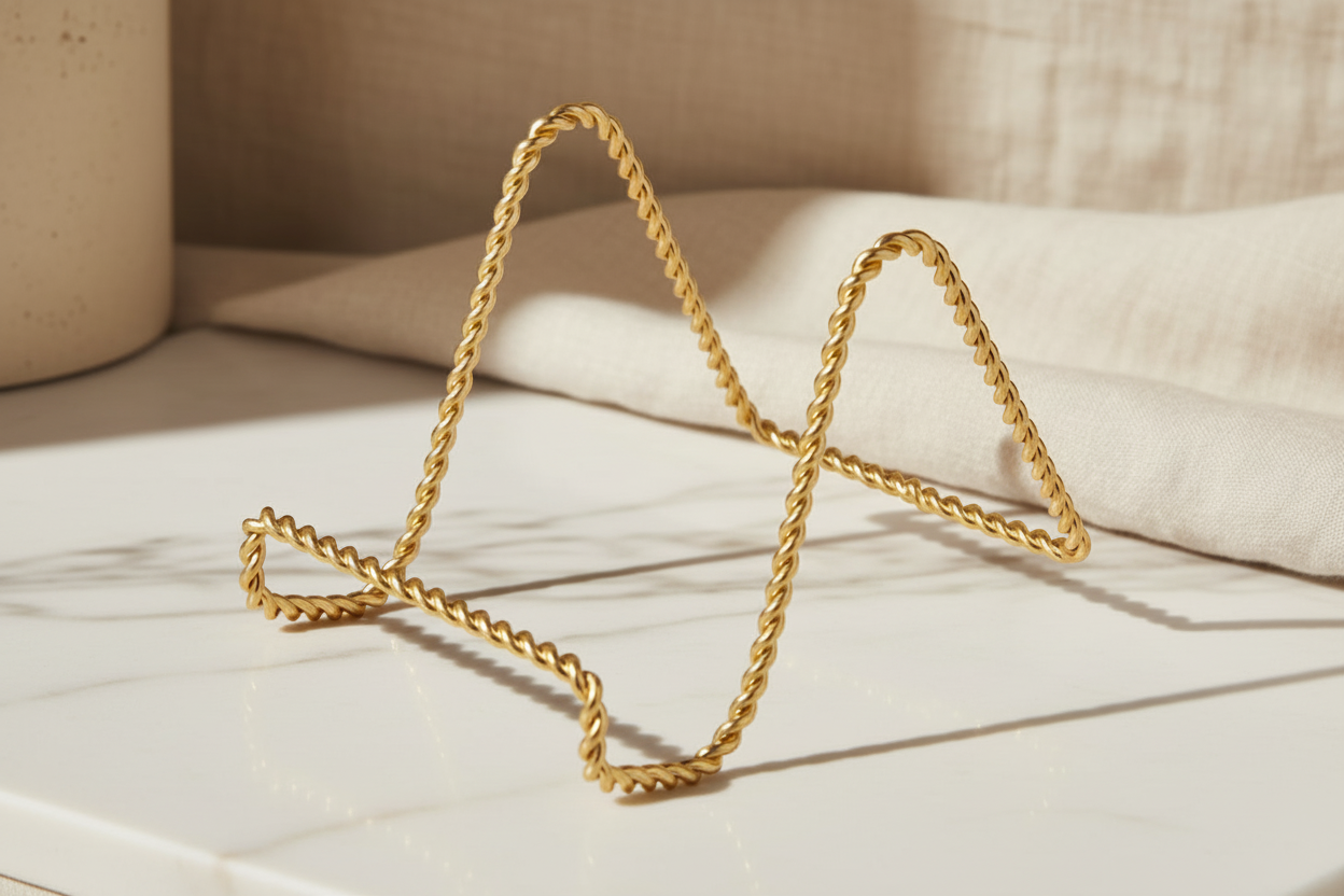 Tegelhouder Twisted Goudkleurig