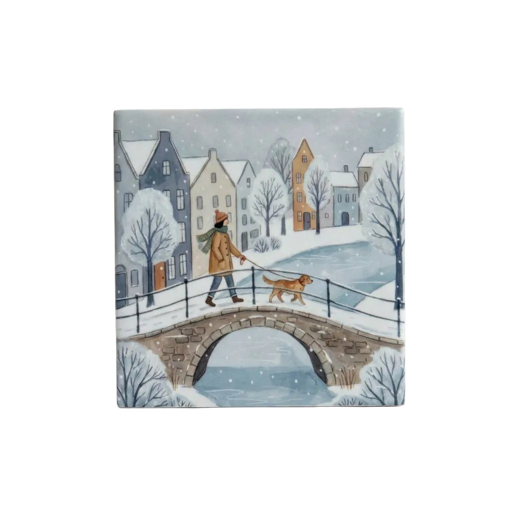 Keramische Tegel Winterwandeling - Soft Journeys