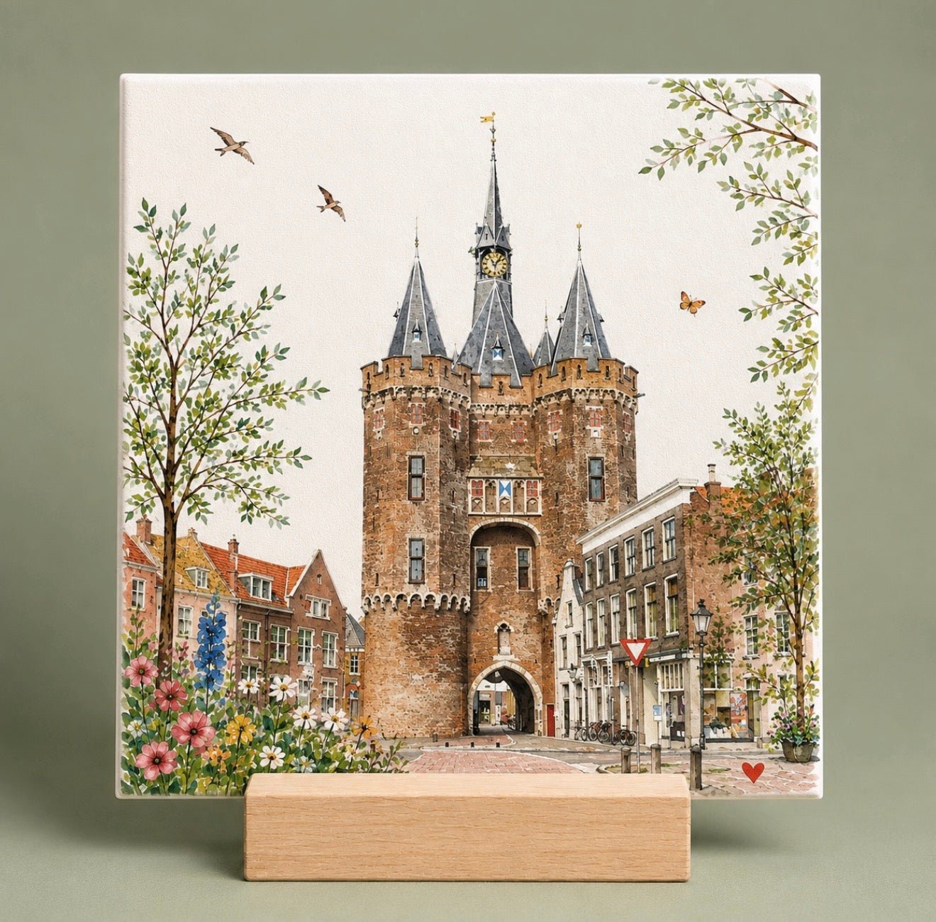 Zwolle – Sassenpoort | Illustratietegel