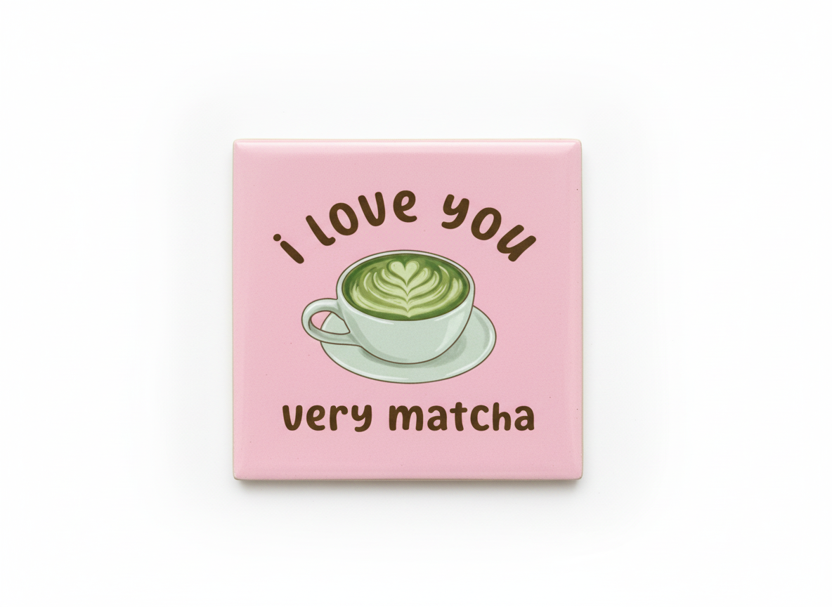 Tegel I Love You Very Matcha