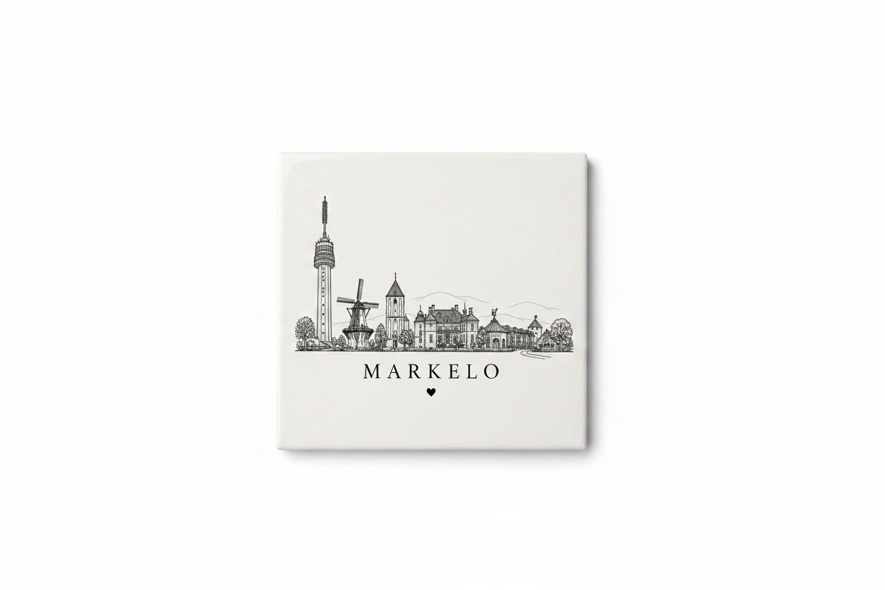 Tegel Markelo – witte achtergrond