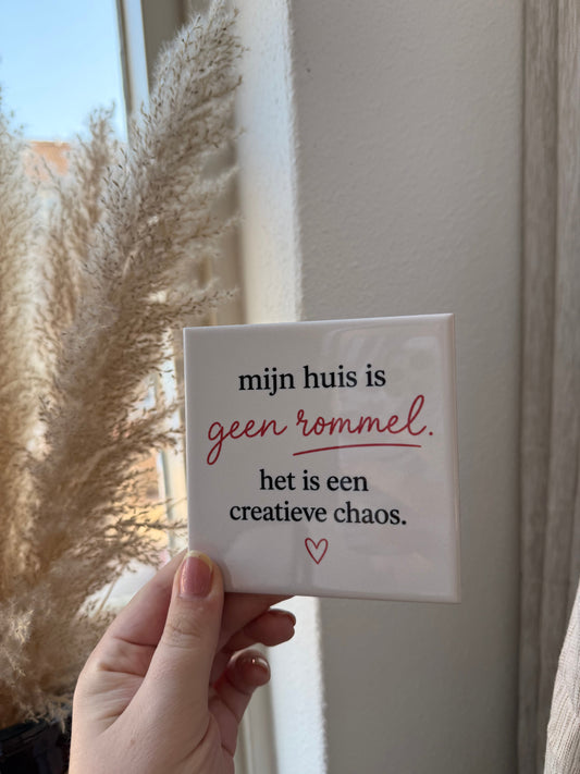 Mijn huis is geen rommel – het is een creatieve chaos