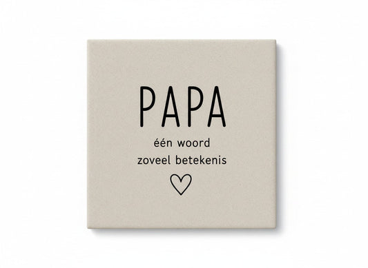 PAPA – één woord, zoveel betekenis