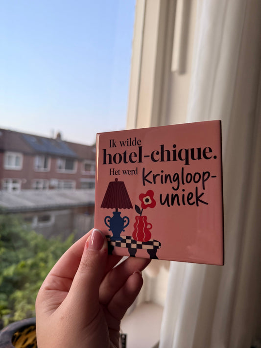 Ik wilde hotel-chique. Het werd kringloop-uniek.