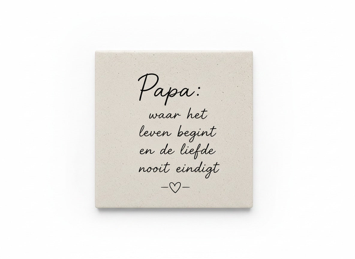 Papa: waar het leven begint en de liefde nooit eindigt