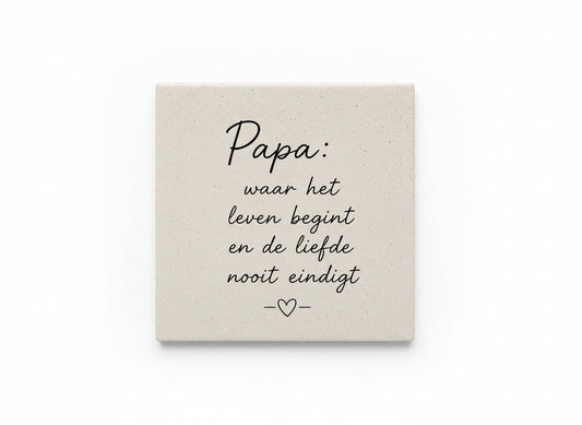 Papa: waar het leven begint en de liefde nooit eindigt