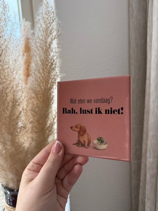 Wat eten we vandaag? Bah, lust ik niet!