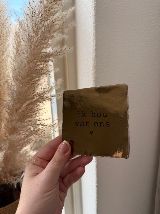 Ik hou van ons tegel