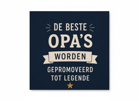 De beste opa's worden gepromoveerd tot legende