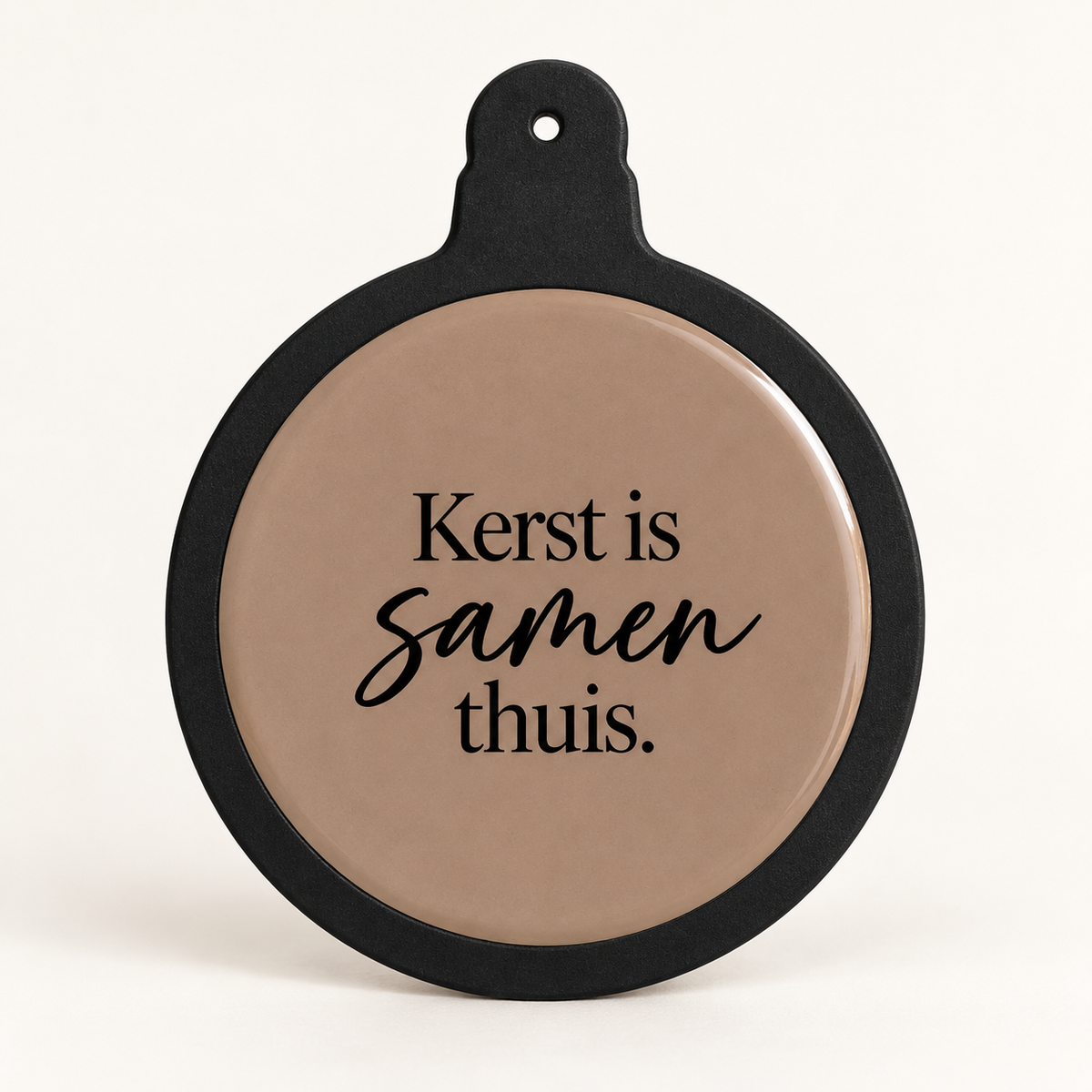 Gepersonaliseerd kerstornament – keramiek met jouw foto