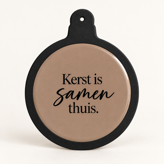 Gepersonaliseerd kerstornament – keramiek met jouw foto