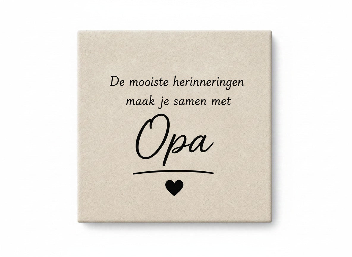 De mooiste herinneringen maak je samen met opa