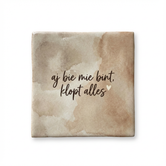 Aj bie mie bint, klopt alles