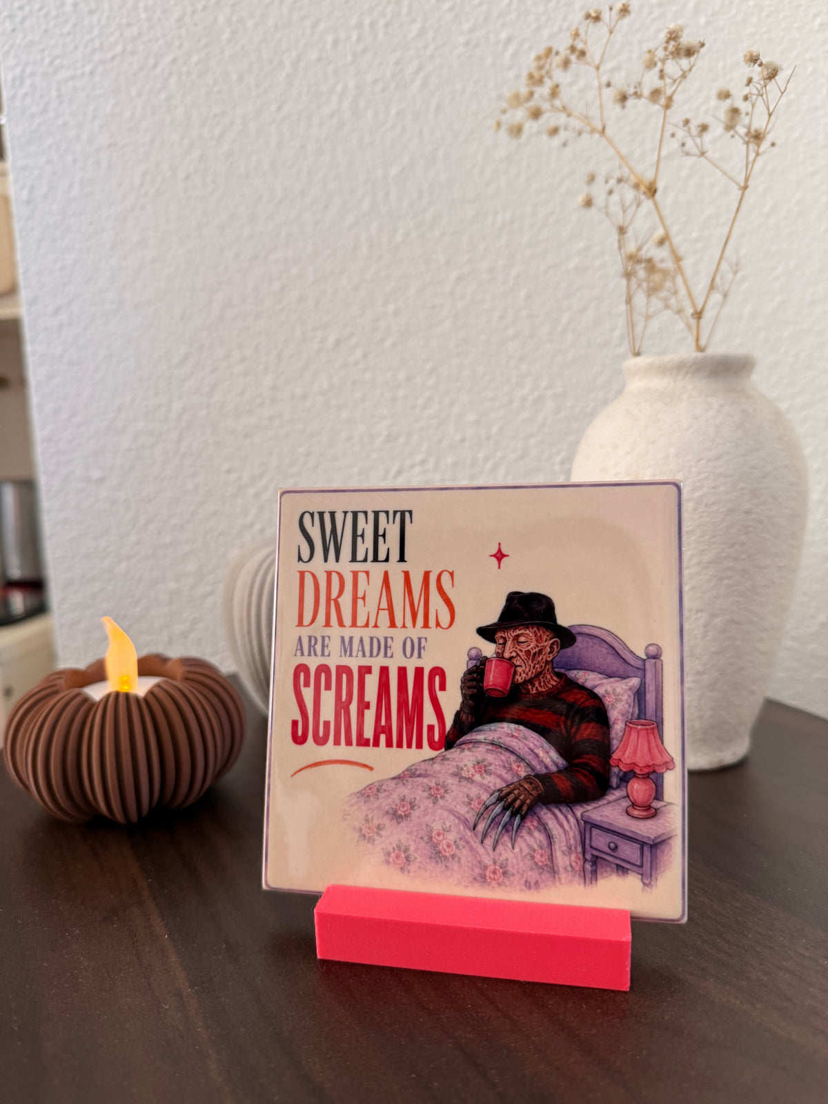 Freddy Krueger tegel Sweet Dreams Are Made of Screams