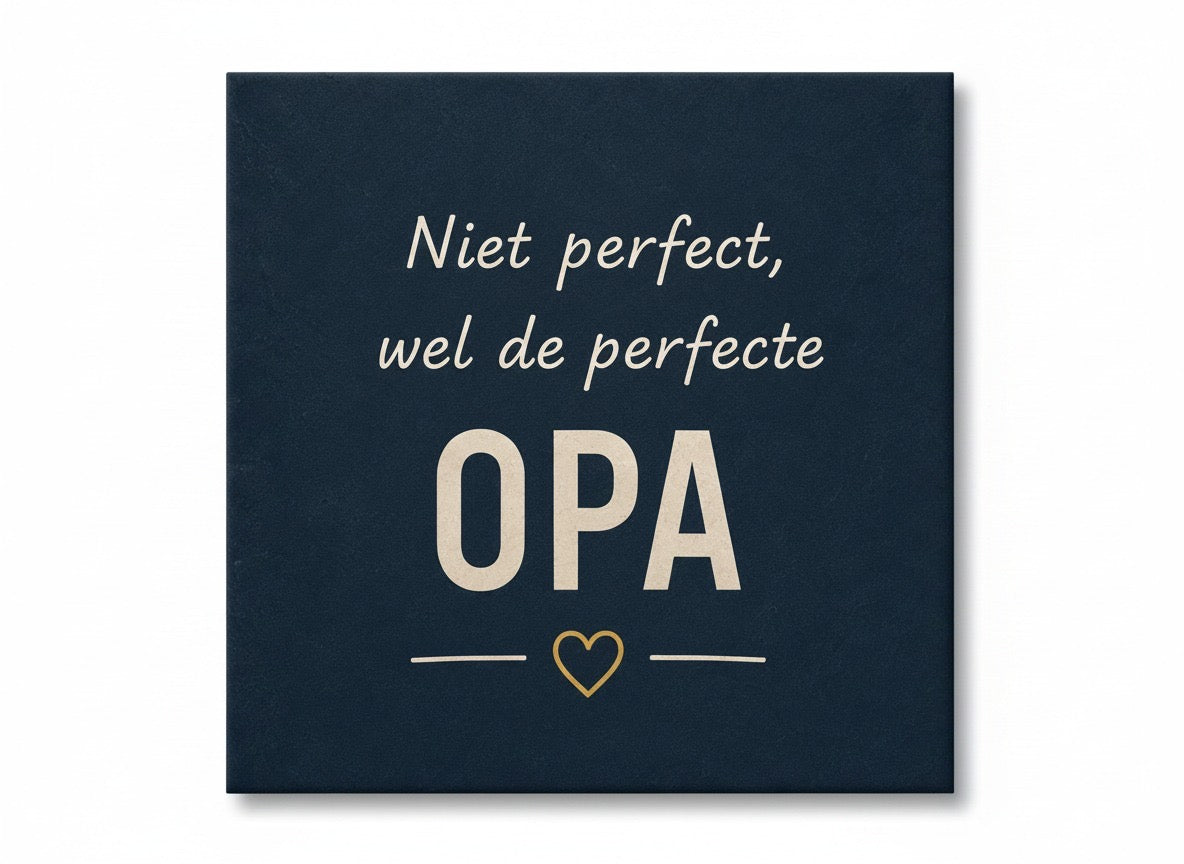 Niet perfect, wel de perfecte opa