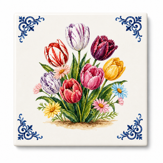 Bloemen Boeket Delfts
