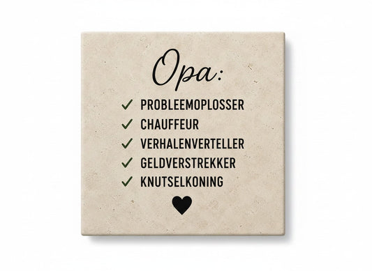 Opa: probleemoplosser, chauffeur, verhalenverteller, geldverstrekker, knutselkoning