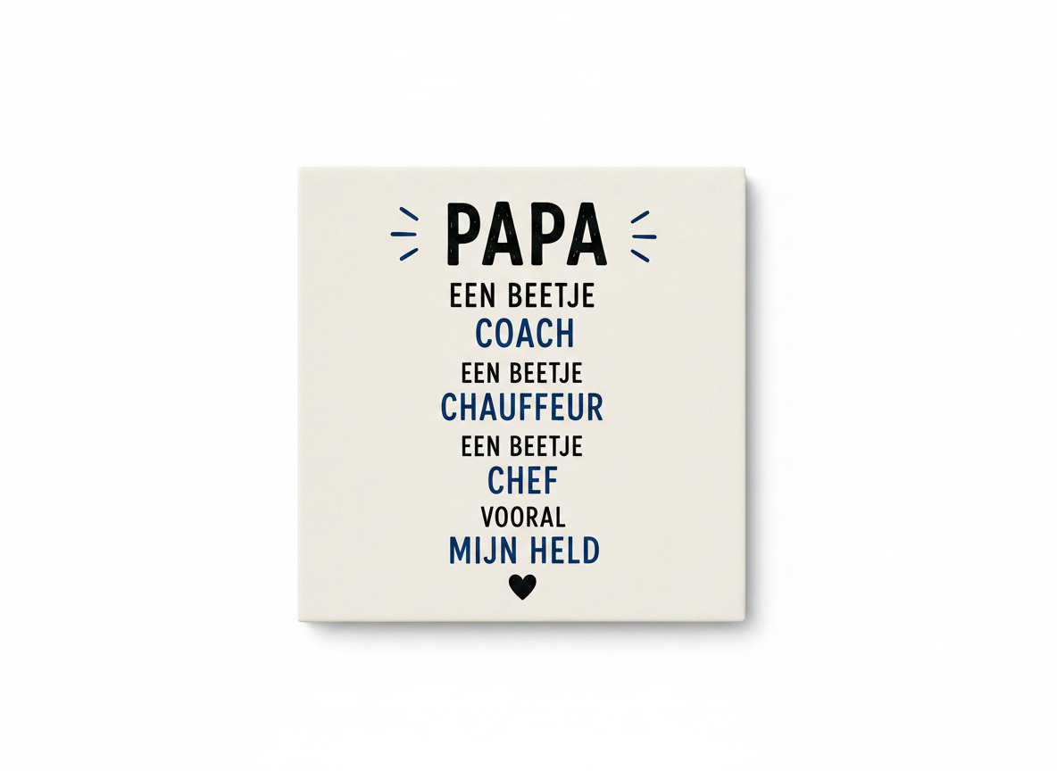 Papa – een beetje coach, chauffeur, chef, vooral mijn held