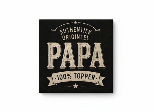 Authentiek Origineel Papa – 100% Topper