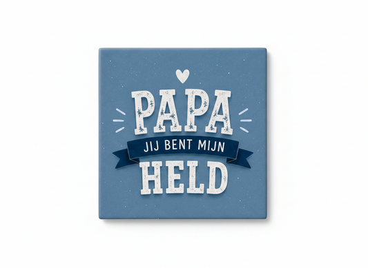 Papa, jij bent mijn held