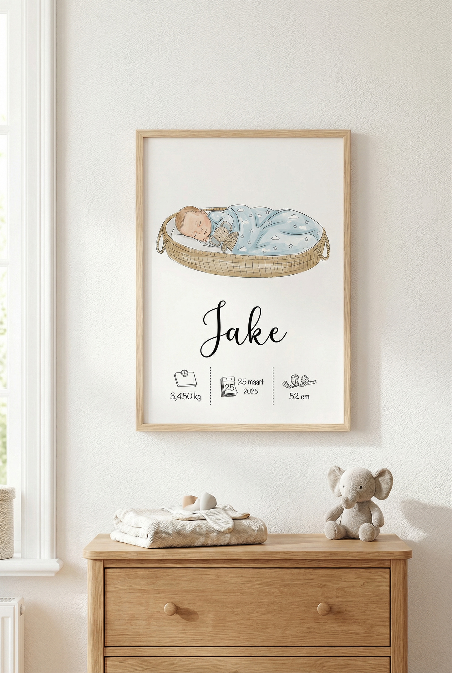 Geboorteposter jongen