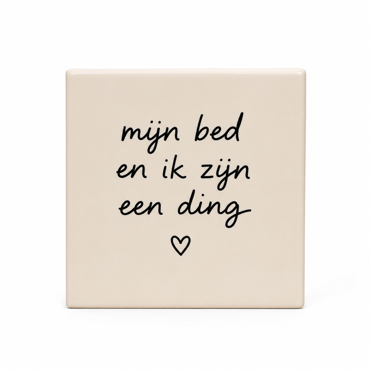 Mijn bed en ik zijn een ding