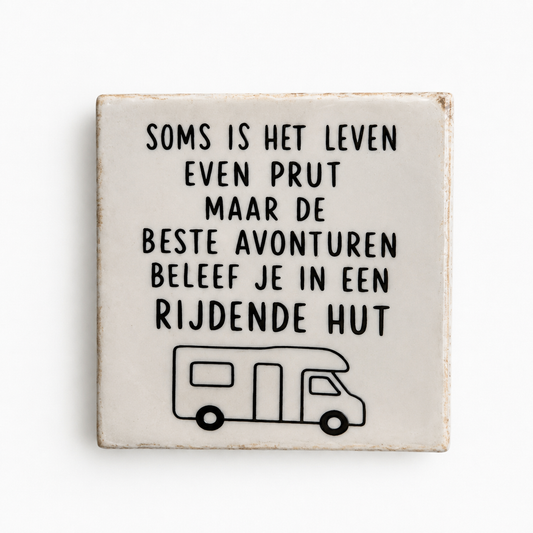 Soms is het leven even prut – rijdende hut