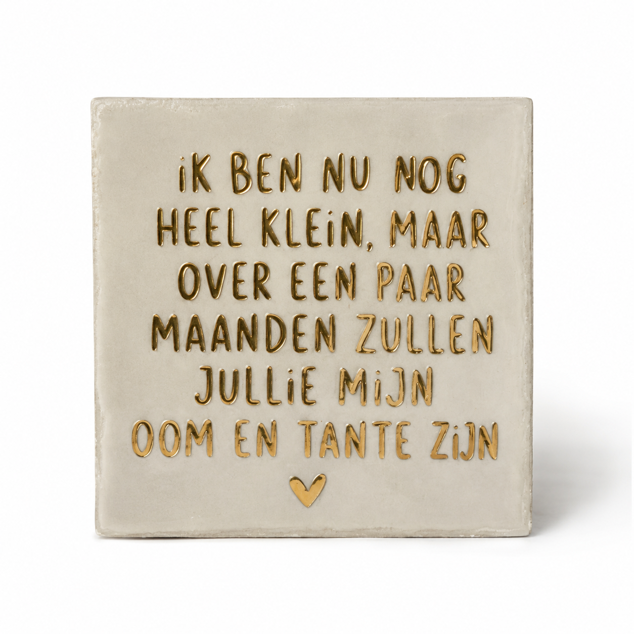 Zwangerschapstegel – Aankondiging Oom & Tante