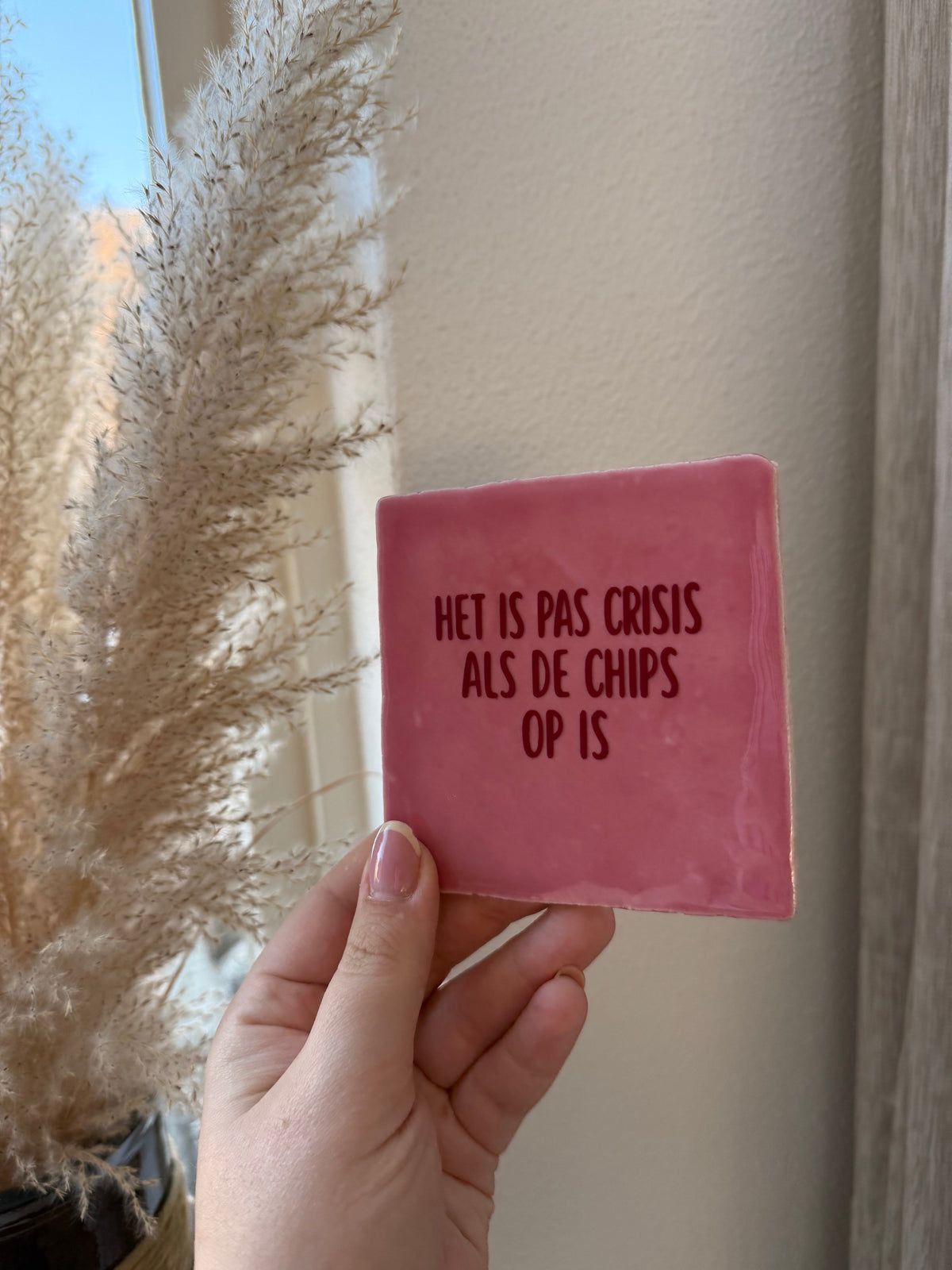 Het is pas crisis als de chips op is