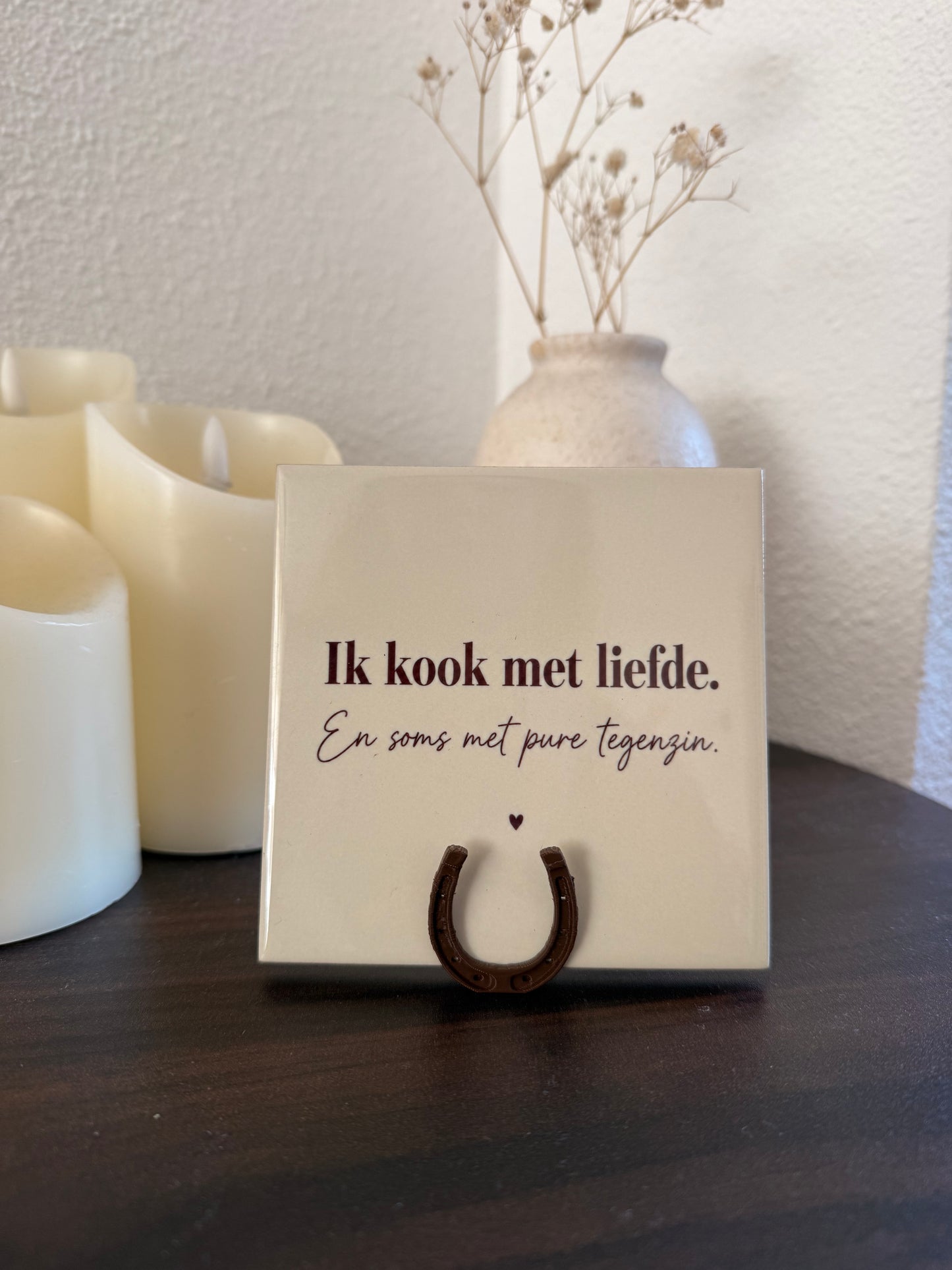 Tegelhouder hoefijzer