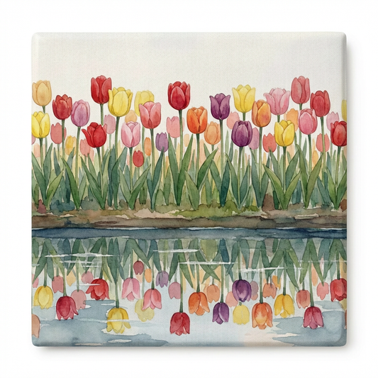 Tulpen aan het Water