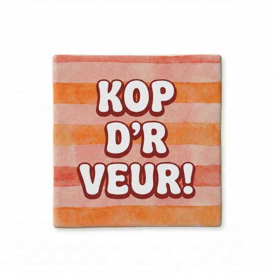 Kop d'r veur