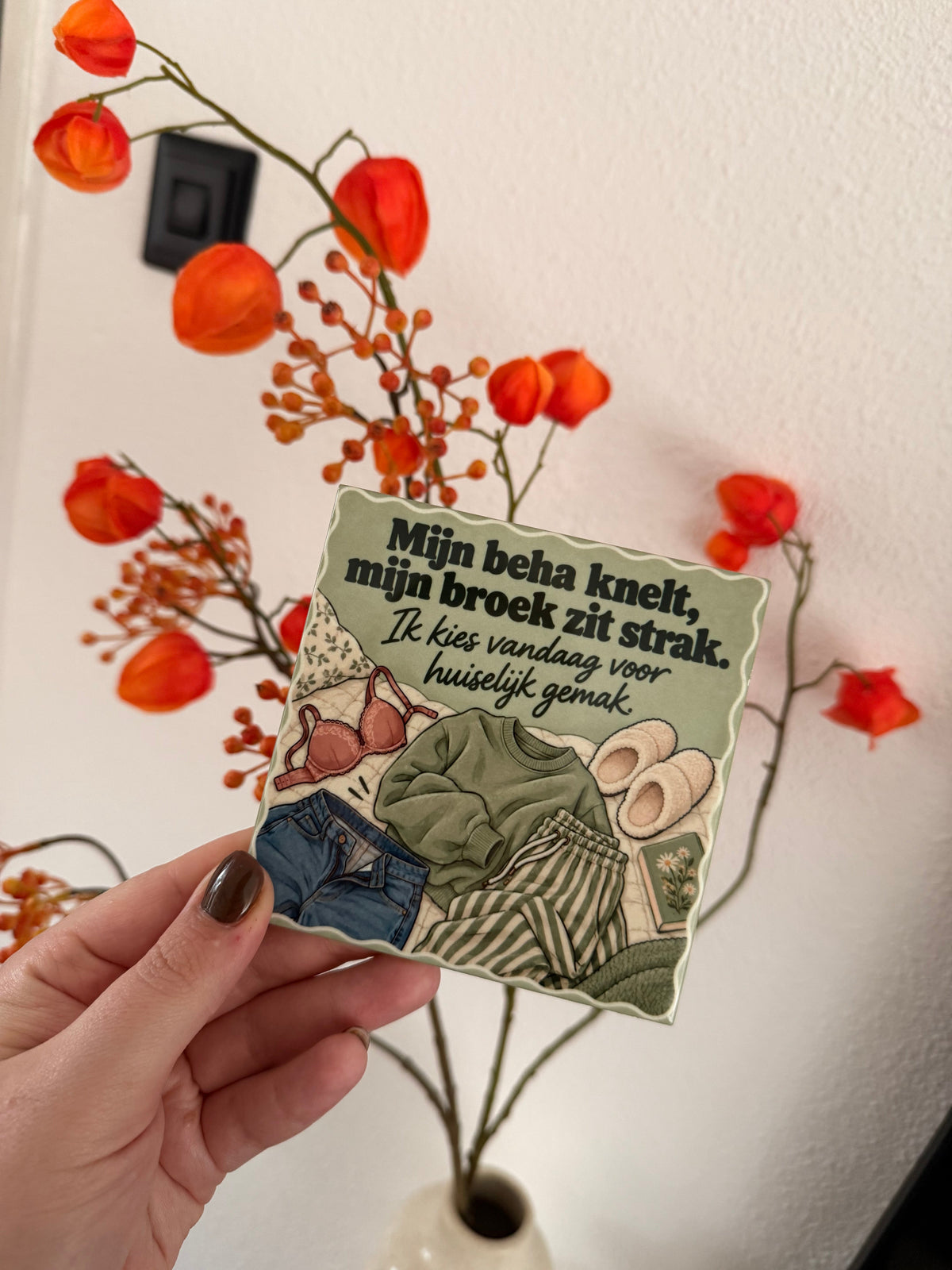 Mijn beha knelt, mijn broek zit strak