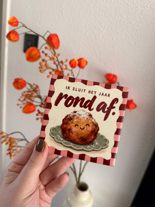 Ik sluit het jaar rond af