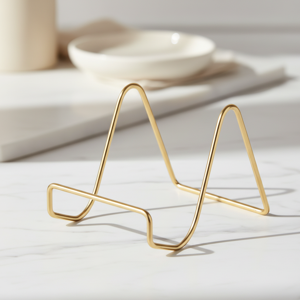 Goudkleurige tegelhouder